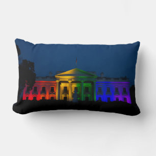 The Night Gay Marriage Became Legal in America Lumbar Pillow