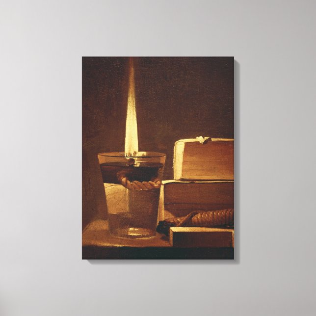 The night light, 1630-35 canvas print (Front)