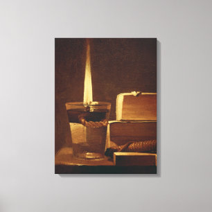 The night light, 1630-35 canvas print