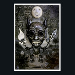 'The Night Marcher' art print - (pop surreal art)<br><div class="desc">Fantastic art poster print of my painting 'The Night Marcher'. Superb print quality and ready to frame. Add a a splash of spooky tiki cool to your walls today!</div>