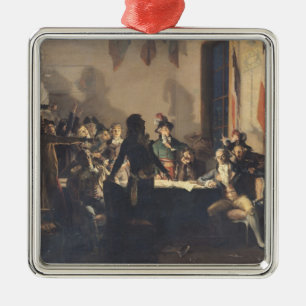 The Night of the 8th and 9th Thermidor Metal Ornament