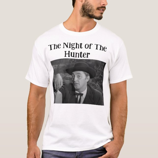 The Night of The Hunter with Robert Mitchum T-Shirt (Front)