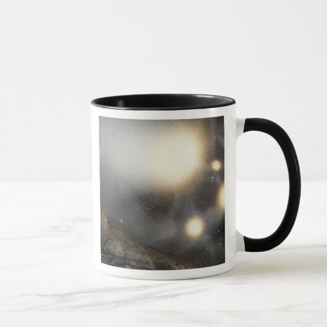 The night sky as seen from a hypothetical plane mug (Right)