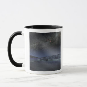 The night sky from a hypothetical alien planet 2 mug