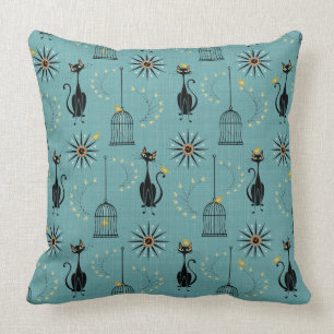 The Night the Bird Escaped Throw Pillow