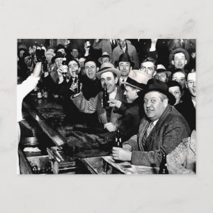 The Night The Prohibition Ended Postcard