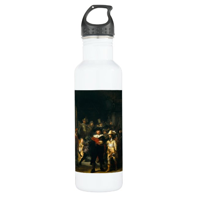 The Night Watch - Rembrandt 710 Ml Water Bottle (Front)