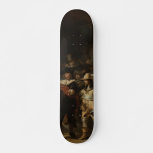 The Night Watch Rembrandt Baroque Masterpiece Skateboard