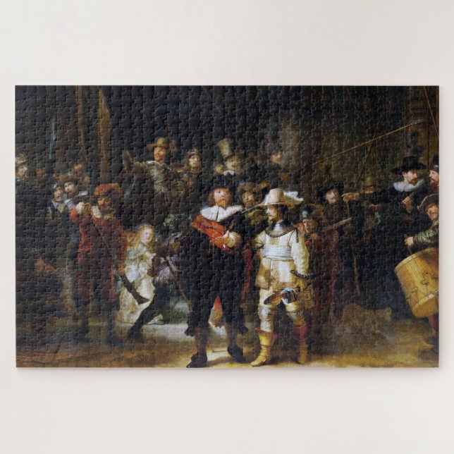 The Night Watch, Rembrandt Jigsaw Puzzle (Horizontal)