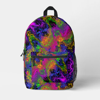 The Nightly Abstract Printed Backpack