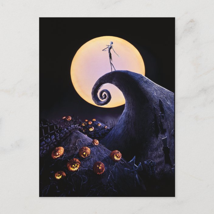 The Nightmare Before Christmas Holiday Postcard | Zazzle.ca
