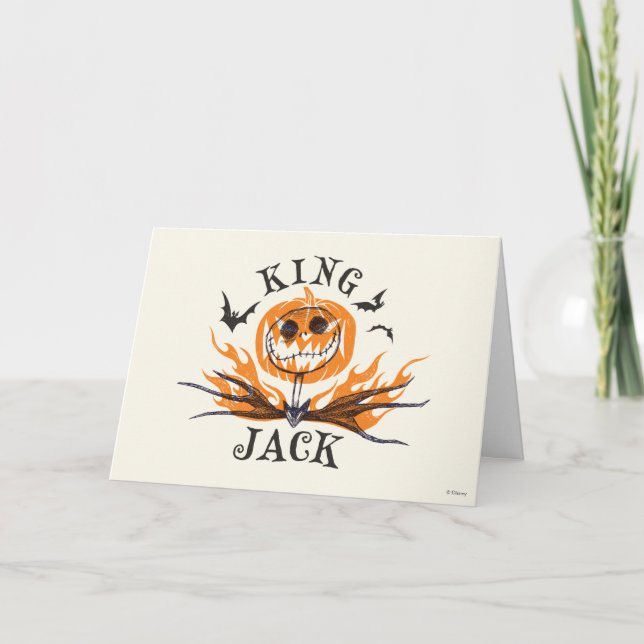 The Nightmare Before Christmas | King Jack Card (Front)