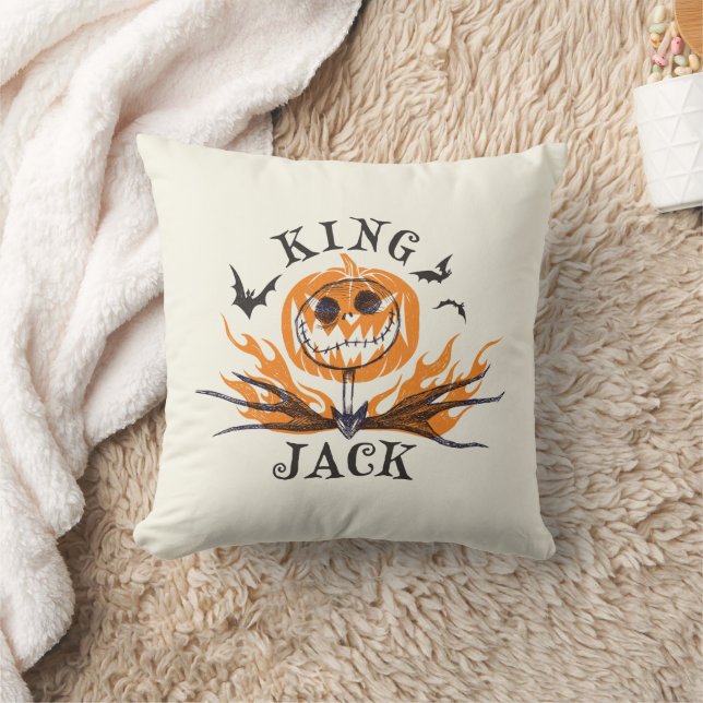 The Nightmare Before Christmas | King Jack Throw Pillow (Blanket)