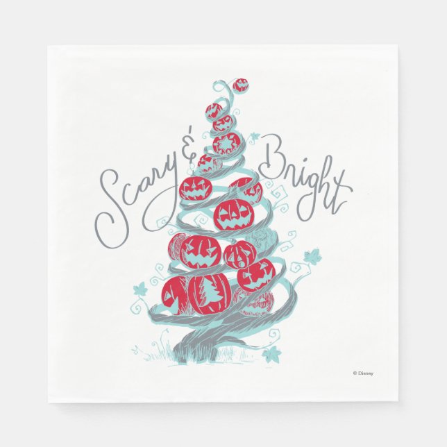 The Nightmare Before Christmas | Scary & Bright Napkin (Front)
