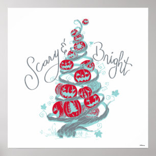 The Nightmare Before Christmas Scary & Bright Poster