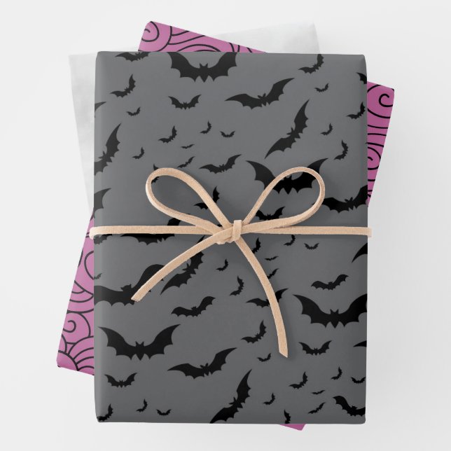 The Nightmare Before Pattern  Wrapping Paper Sheet (In situ)