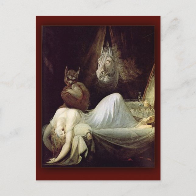 The Nightmare  by Henry Fuseli, 1781 Postcard (Front)