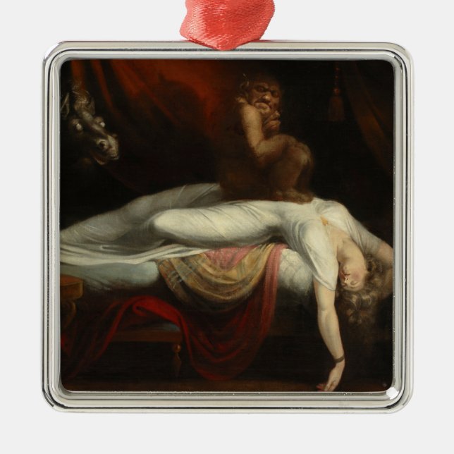 The Nightmare (by Henry Fuseli) Metal Ornament (Front)
