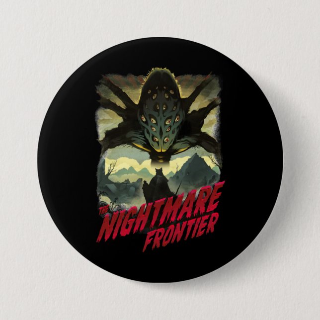 THE NIGHTMARE FRONTIER 3 INCH ROUND BUTTON (Front)