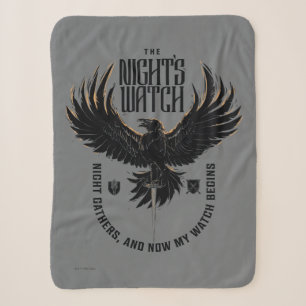 The Night's Watch Motto Sherpa Blanket