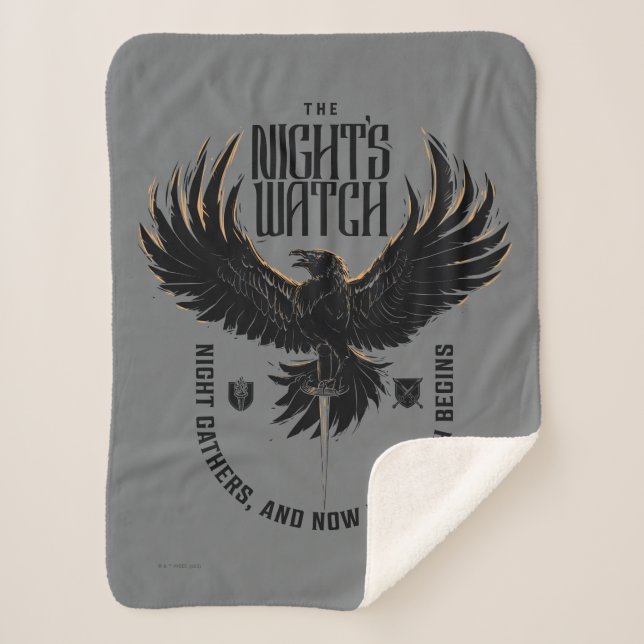 The Night's Watch Motto Sherpa Blanket (Front)