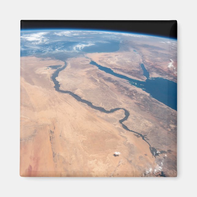 The Nile River, Red Sea And Mediterranean Sea. Magnet (Front)