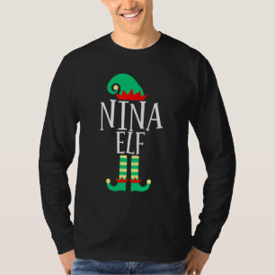 The Nina Elf Family Matching Christmas Pyjamas T-Shirt