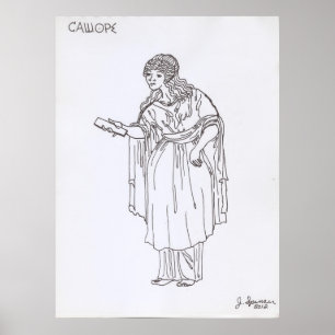 The Nine Greek Muses: Calliope 1 of 9 Poster