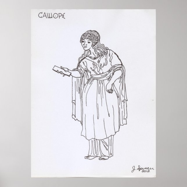 The Nine Greek Muses: Calliope 1 of 9 Poster (Front)