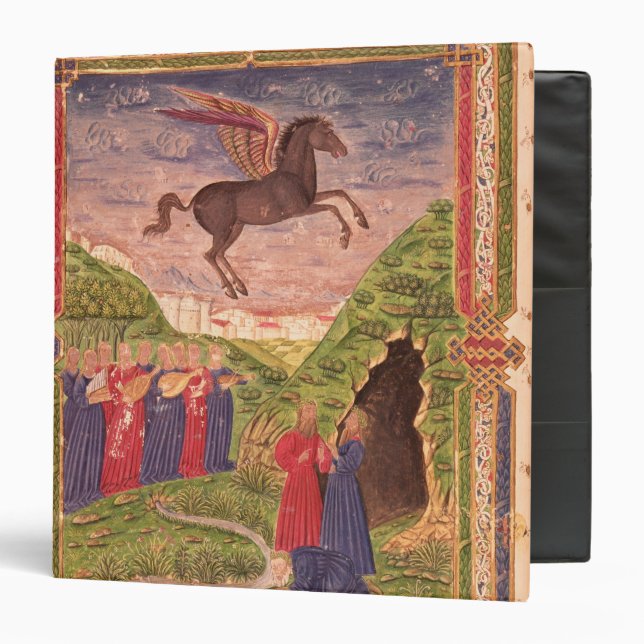 The nine Muses playing instruments Binder (Front/Inside)
