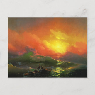 The Ninth Wave by Aivazovsky Ivan Postcard