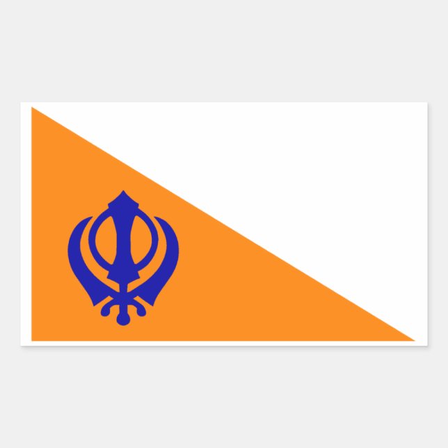 The Nishan Sahib Sticker (Front)