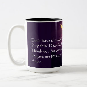 The No Excuse Prayer Two-Tone Coffee Mug