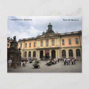 The Nobel Museum, Stockholm, Photo O... Postcard