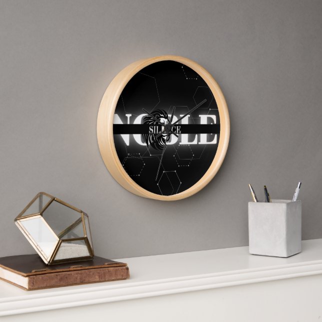 the noble silence dark clock (Office)