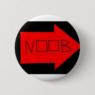 The Noob Arrow 2 Inch Round Button