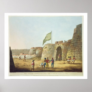 The North Entrance into the Fort of Bangalore, pla Poster