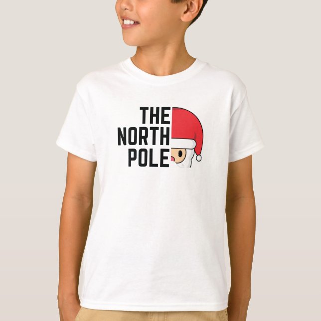 The North Pole Christmas T-Shirt (Front)