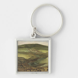 The North Prospect of Hampton Court, c.1699 (oil o Keychain