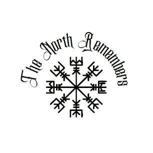 The North Remembers Viking Vegvisir Compass T-Shirt