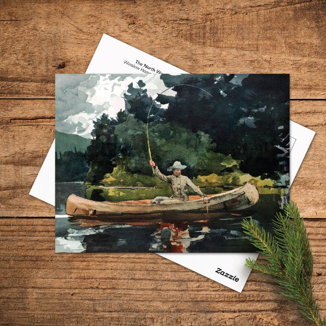 The North Woods Winslow Homer Postcard (Creator Uploaded)