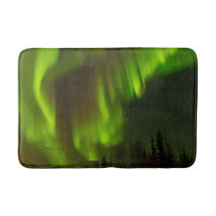The Northern Lights   Fairbanks, Alaska Bath Mat