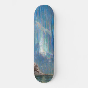 The Northern Lights from North Norway (Aurora) Skateboard
