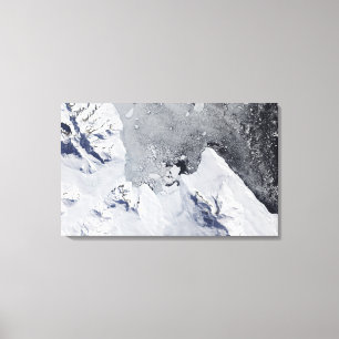 The northern tip of Alexander Island Canvas Print