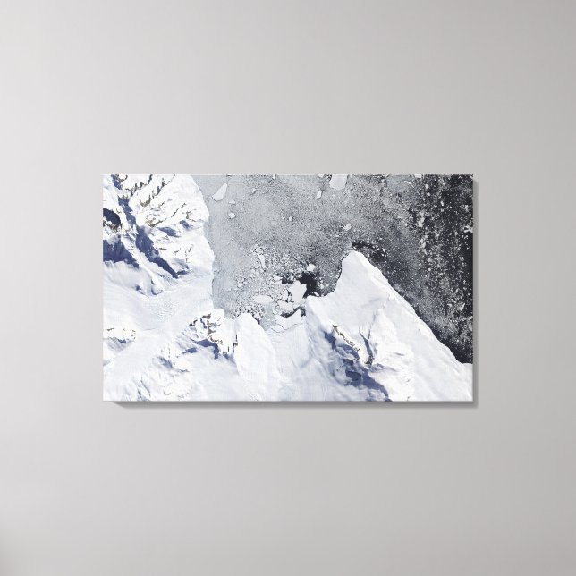 The northern tip of Alexander Island Canvas Print (Front)