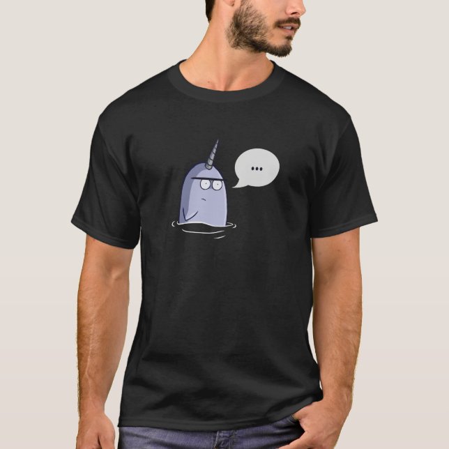 The Nothing Narwhal T-Shirt (Front)