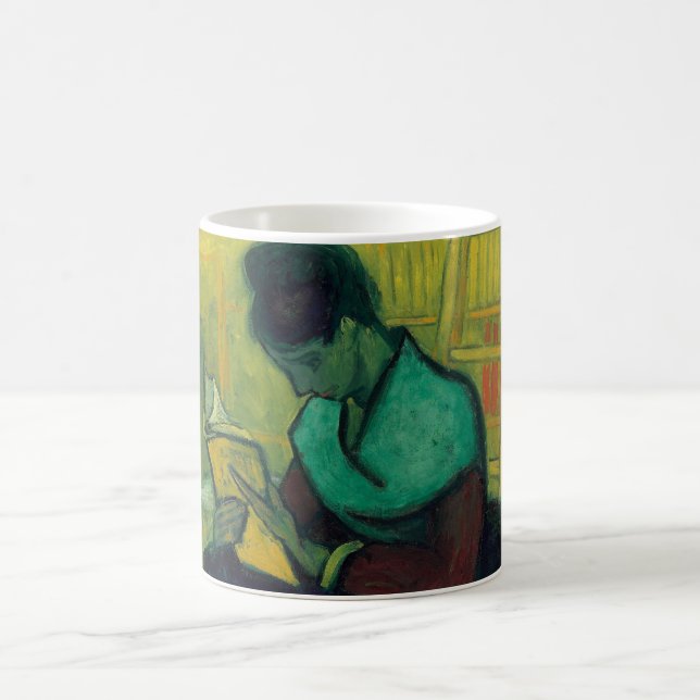 The Novel Reader Vincent Van Gogh Coffee Mug (Center)