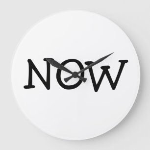 The "Now" Clock Large Clock
