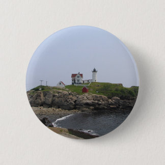 The Nubble Lighthouse Maine 2 Inch Round Button