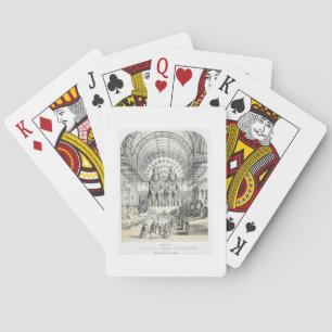 The Nubian Court at The Crystal Palace in Sydenham Playing Cards